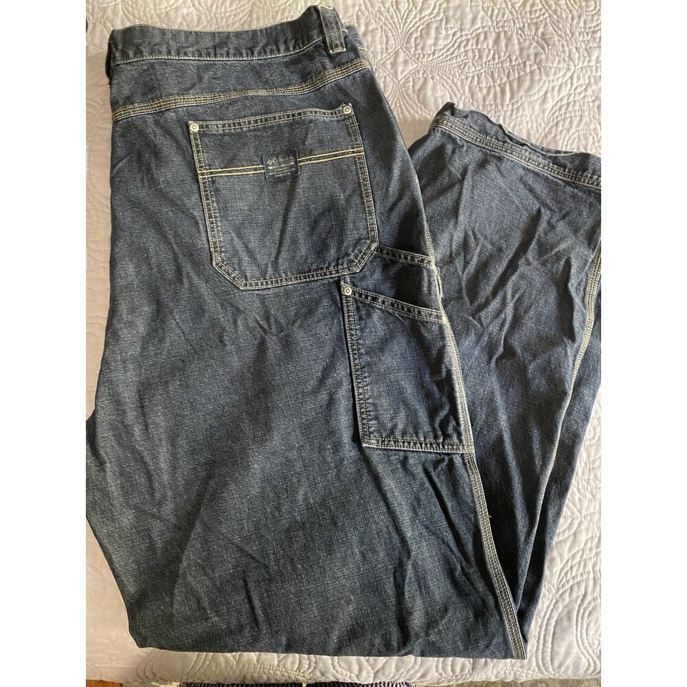 Columbia Carpenter Jeans Men’s 48 Blue Wash Straight Leg Excellent